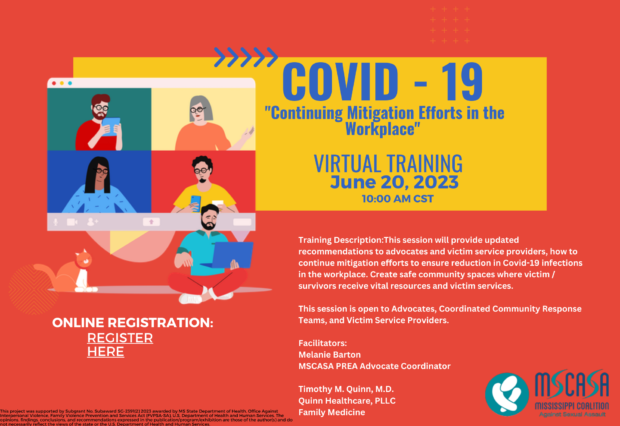 COVID-19 “Continuing Mitigation Efforts in the Workplace”